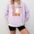 5th Grade Boo Crew Halloween Teachers Students Comfort Colors Sweatshirt Orchid