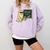 67 Teacher Halloween Skeleton Ghost Six Seven Meme Math Comfort Colors Sweatshirt Orchid