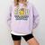 ABCD Highway To Spell Pencil Teacher & Student Font Me Comfort Colors Sweatshirt Orchid ABCD Highway To Spell Pencil Teacher & Student Font Me Comfort Colors Sweatshirt Orchid