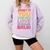 Admit It You Low Key Love 6th Grade Bruh Teacher Squad Life Comfort Colors Sweatshirt Orchid
