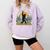 Adventure Awaits Bigfoot Teacher Kindergarten Back To School Comfort Colors Sweatshirt Orchid