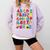 Alphabet Animals ABCs Zoo Kids Boys Girls Teacher Comfort Colors Sweatshirt Orchid