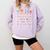 Alphabet Positive Affirmations Back To School Teacher Comfort Colors Sweatshirt Orchid