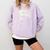 American History Frederick Douglass Teacher Comfort Colors Sweatshirt Orchid