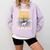 Anatomy Of Boston Terrier Dog Lover Comfort Colors Sweatshirt Orchid