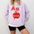 A Is For Apple Pre-K Kindergarten Teacher Student Comfort Colors Sweatshirt Orchid