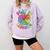 Apple Retro Play Is Learning Kindergarten Teacher Daycare Comfort Colors Sweatshirt Orchid