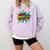 Art Is My Superpower Comic Artist Art Teacher Superhero Comfort Colors Sweatshirt Orchid
