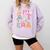 In My Art Teacher Era Teaching Future Artist Back To School Comfort Colors Sweatshirt Orchid
