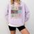 Art Teacher Life Retro Groovy Teaching Future Artists Comfort Colors Sweatshirt Orchid