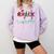 ASL Christmas Buffalo Plaid Teacher American Sign Language Comfort Colors Sweatshirt Orchid ASL Christmas Buffalo Plaid Teacher American Sign Language Comfort Colors Sweatshirt Orchid