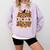 Autumn Fall SPED ED Teacher Thankful Grateful Pumpkin Retro Comfort Colors Sweatshirt Orchid