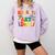 Back To School Hooray It's Art Day Art Teacher Artist Comfort Colors Sweatshirt Orchid