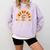 Back To School Kindergarten Dream Team Teacher Love Floral Comfort Colors Sweatshirt Orchid