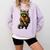 Back To School Raccoon Teachers Student Kids Comfort Colors Sweatshirt Orchid