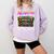 Back To School Retro Reading Is My Jam 80s Teacher Boombox Comfort Colors Sweatshirt Orchid