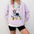 My Birthday Colorful Costume Boston Terrier Party Comfort Colors Sweatshirt Orchid