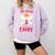The Book Fairy Reading Teacher Librarian T-Shirt Comfort Colors Sweatshirt Orchid
