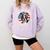 Boston Bull Terrier Men Boston Terrier Dog Dad Comfort Colors Sweatshirt Orchid