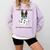Boston Terrier American Gentleman Personal Stalker Dog Lover Comfort Colors Sweatshirt Orchid