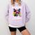 Boston Terrier Bostie Dog Breed Pet Bostie Mom Comfort Colors Sweatshirt Orchid
