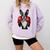 Boston Terrier Boxing Comfort Colors Sweatshirt Orchid