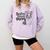 Boston Terrier Dog Bostie Mom Idea For Women Comfort Colors Sweatshirt Orchid