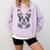 Boston Terrier Dog Bostie Nature Memorial Idea Men Women Comfort Colors Sweatshirt Orchid