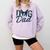 Boston Terrier Dog Dad Comfort Colors Sweatshirt Orchid