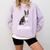 Boston Terrier Dog Dad Boston Terrier Dog Lovers Comfort Colors Sweatshirt Orchid