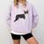 Boston Terrier Dog Mom Woman Women Comfort Colors Sweatshirt Orchid
