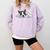 Boston Terrier Dog Official Sleeping Men Women Girls Kids Comfort Colors Sweatshirt Orchid
