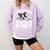 Boston Terrier Dog Official Sleeping Shirt Men Women Kids Comfort Colors Sweatshirt Orchid