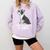 Boston Terrier Dog Owner Grandma Comfort Colors Sweatshirt Orchid