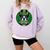 Boston Terrier Dog St Patricks Day Irish Pet Lover Men Women Kids Comfort Colors Sweatshirt Orchid