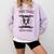 Boston Terrier Don't Mess With American Gentleman Dog Lover Comfort Colors Sweatshirt Orchid
