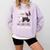 Boston Terrier Fart American Gentleman Non-Sporting Dog Comfort Colors Sweatshirt Orchid