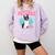 Boston Terrier Grandma Bostie Dog Owner Boston Terrier Men Women Comfort Colors Sweatshirt Orchid