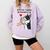 Boston Terrier Grandma Mother's Day Dog Mom Comfort Colors Sweatshirt Orchid