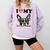 Boston Terrier I Heart My Dog Dog Lover Comfort Colors Sweatshirt Orchid