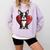 Boston Terrier Mom Dad Bostie Dog Lover Valentines Day Comfort Colors Sweatshirt Orchid