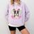 Boston Terrier Mom Mother's Day Comfort Colors Sweatshirt Orchid