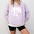 Boston Terrier And Moon Halloween Costume Dog Lover Comfort Colors Sweatshirt Orchid
