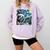 Boston Terrier Santa Starry Night Van Gogh Christmas Dog Men Women Kids Comfort Colors Sweatshirt Orchid