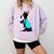 Boston Terrier Tattoos I Love Mom Comfort Colors Sweatshirt Orchid