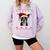 Boston Terrier Ugly Christmas Sweater Xmas For Adults Kids Comfort Colors Sweatshirt Orchid