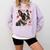 Boston Terrier Is My Valentine Cute Pet Dog Owner Valentine Comfort Colors Sweatshirt Orchid