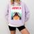 Boston Terriers Jowls Dog Mom Dog Dad Comfort Colors Sweatshirt Orchid