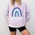 Bulldogs School Mascot Rainbow Teacher Lover Comfort Colors Sweatshirt Orchid Bulldogs School Mascot Rainbow Teacher Lover Comfort Colors Sweatshirt Orchid