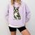 Camo Boston Terrier Pet Owner Camouflage Dog Lover Comfort Colors Sweatshirt Orchid